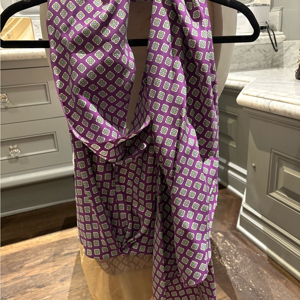 Ralph Lauren Purple Label Scarf Bodysuit